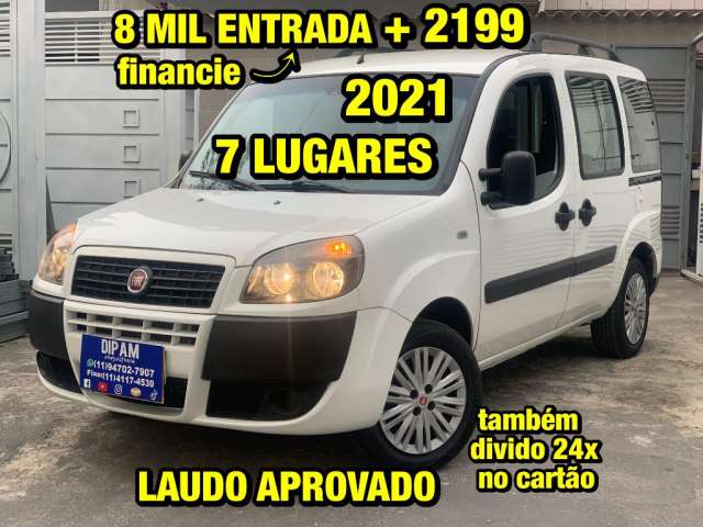 fiat doblo essence 1.8 flex 7 lugares 2021 branca branco