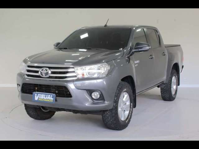 TOYOTA HILUX SR 2.7 CD FLEX MANUAL - 2018 - CINZA