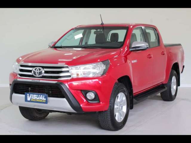 TOYOTA HILUX 2.8 SRV 4X4 CD TURBO DIESEL AUTOMÁTICO 6M - 2018 - VERMELHO