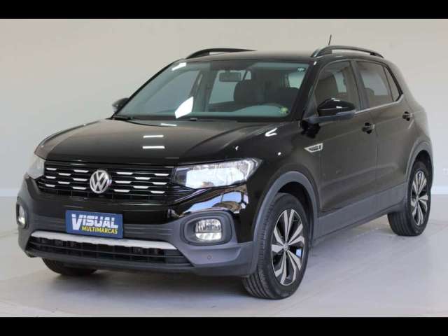 VOLKSWAGEN T-CROSS 1.0 200 TSI FLEX AUTOMÁTICO 6M - 2021 - PRETO