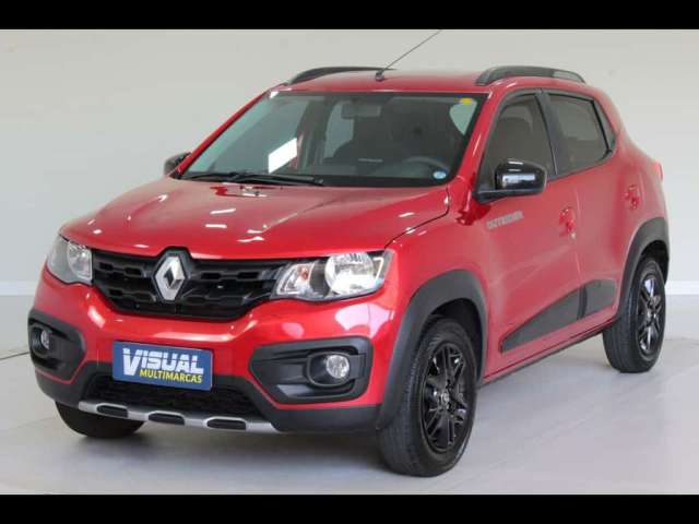 RENAULT KWID OUTSIDER 1.0 FLEX MANUAL - 2022 - VERMELHO