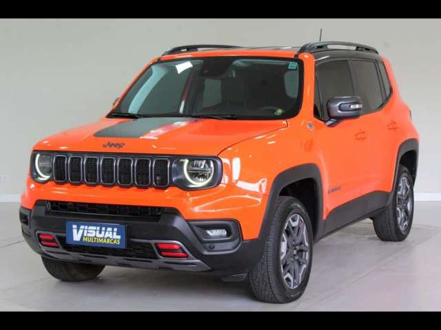 JEEP RENEGADE TRAILHAWK 1.3 TURBO T270 4X4 FLEX AUTOMÁTICO 9M - 2023 - LARANJA