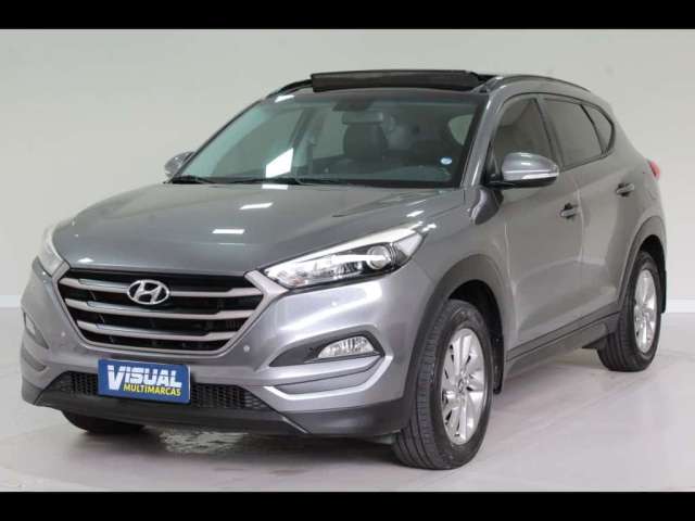 HYUNDAI TUCSON GLS 1.6 T-GDI AUTOMATIZADO 7M - 2018 - CINZA