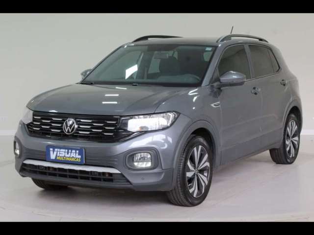 VOLKSWAGEN T-CROSS COMFORTLINE 1.0 200 TSI FLEX AUTOMÁTICO 6M - 2022 - CINZA