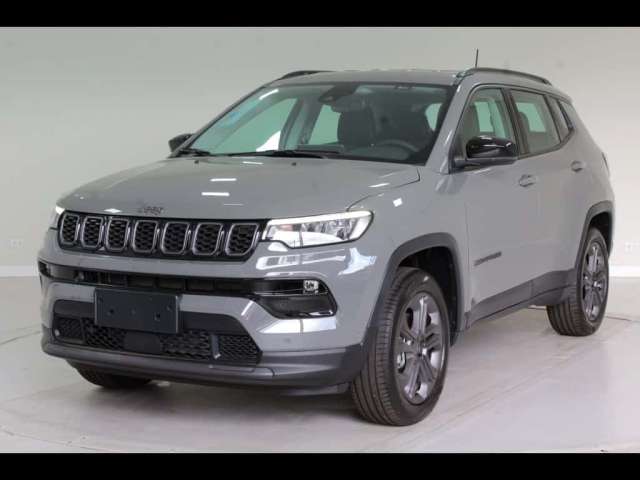 JEEP COMPASS LONGITUDE NIGHT EAGLE 1.3 TURBO FLEX AUTOMÁTICO 6M - 2025 - CINZA ** 0 KM **