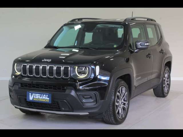 JEEP RENEGADE LONGITUDE 1.3 TURBO T270 AUTOMÁTICO 6M - 2023 -  PRETO