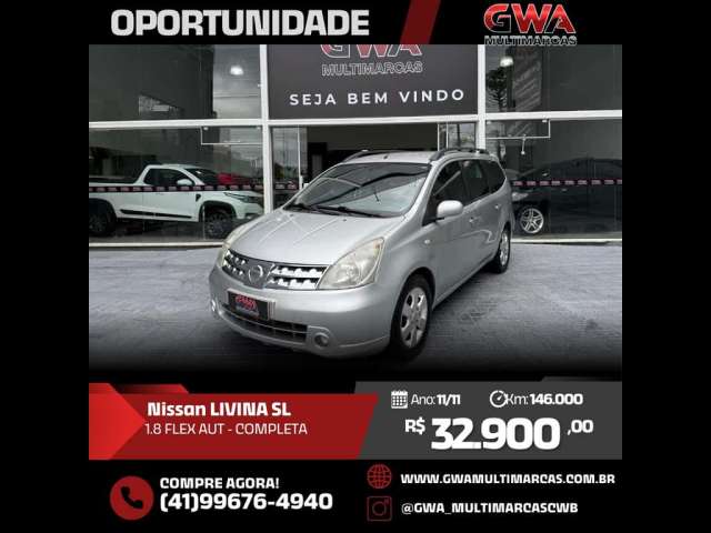 NISSAN LIVINA SL 1.8 16V Flex Fuel Aut.