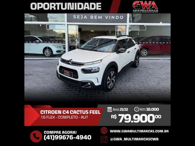 CITROËN C4 CACTUS CACTUS FEEL Pack 1.6 16V Flex Aut.