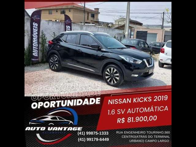 NISSAN KICKS 1.6 SV CVT P. PLUS 2019