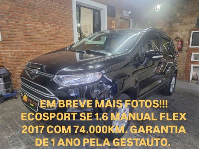 Ecosport 1.6 Se Flex manual 2017 Garantia de 1 ano 