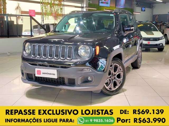 JEEP RENEGADE 1.8 16V FLEX LONGITUDE 4P AUTOMÁTICO