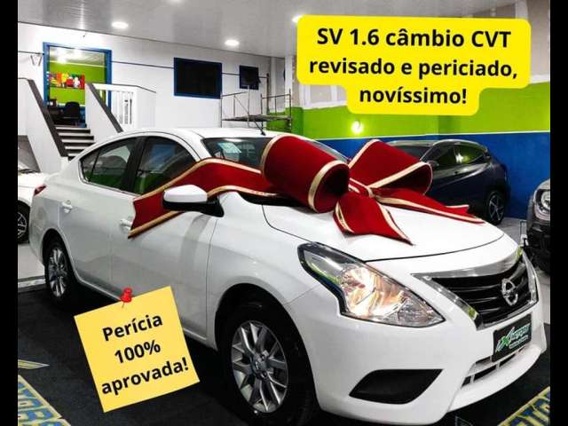 Versa SV câmbio CVT 2018, revisado e periciado,novíssimo!