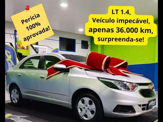 Cobalt 1.4 LT 2019 completo, impecável, apenas 36.000 km, revisado e periciado!