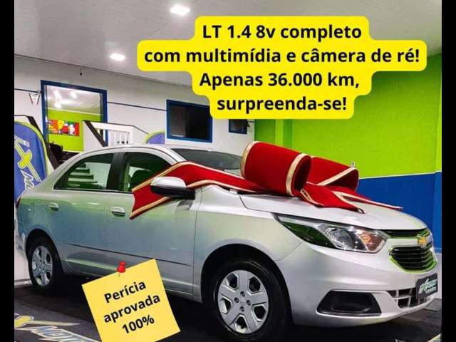 Cobalt 1.4 LT 2019 completo,apenas 36.000 km,com multimídia!