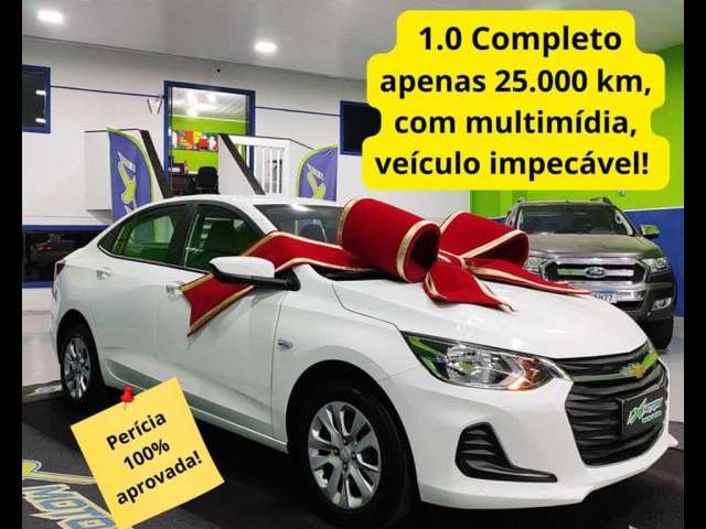 Onix Plus 1.0 LT 2023,apenas 25.000 km,multimídia,step zero,surpreenda-se!