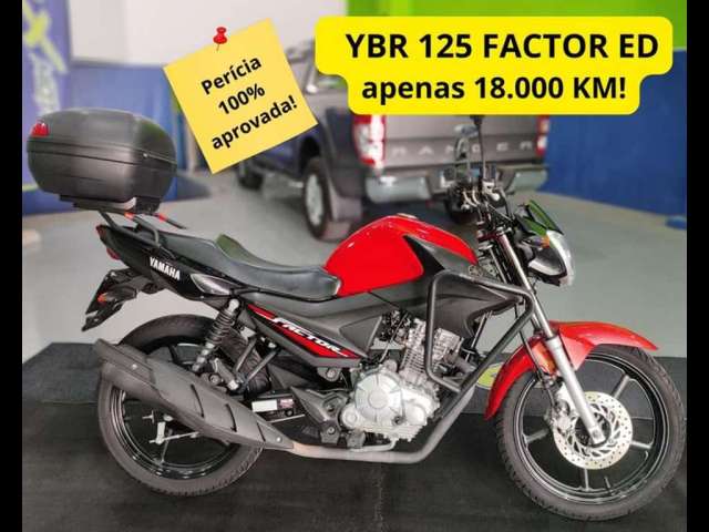 Yamaha YBR 125I Factor ED 2018, apenas 18.000 km, novíssima!