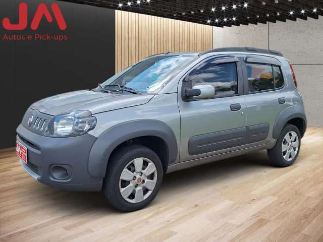 Fiat Uno WAY 1.0 - Cinza - 2013/2014