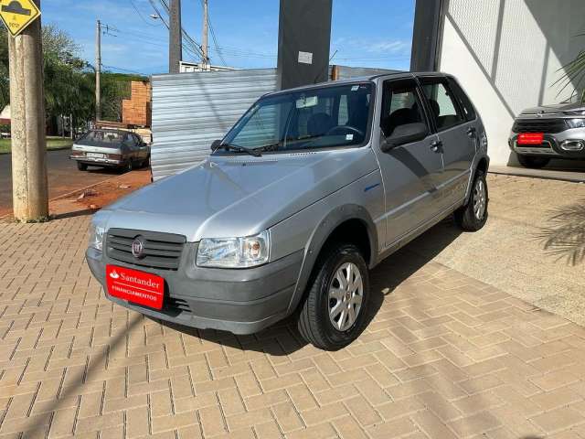 FIAT Uno mille fire 1.0 economy way prata 2010