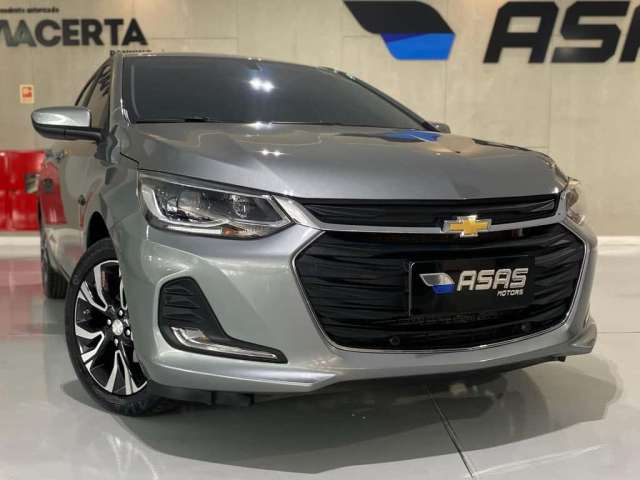 Chevrolet Onix HATCH PREM. 1.0 12V TB Flex 5p Aut.  - Prata - 2023/2024