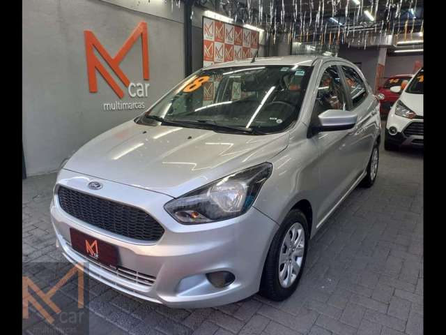 Ford KA 1.0 SE/SE Plus TiVCT Flex 5p  - Prata - 2017/2018