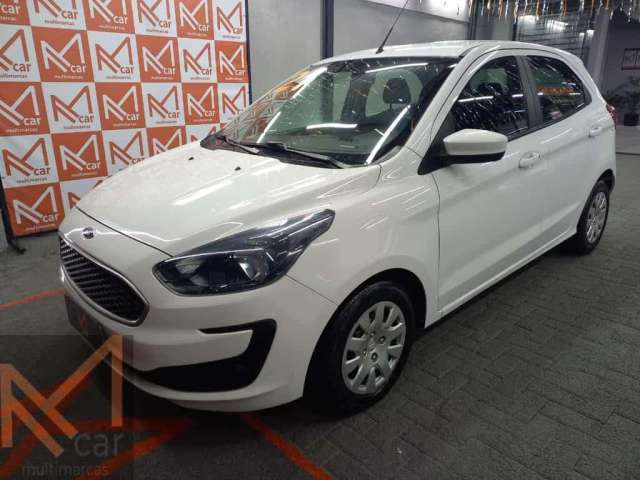 Ford KA 1.0 SE/SE Plus TiVCT Flex 5p  - Branca - 2020/2021