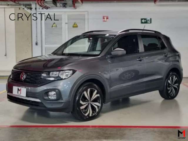 VOLKSWAGEN T-CROSS  200 TSI 1.0 TOTAL FLEX AUTOMÁTICO - 2022 - CINZA