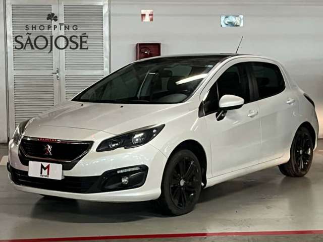 PEUGEOT 308 ALLURE 2.0 FLEX AUTOMÁTICO - 2016 - BRANCO PÉROLA