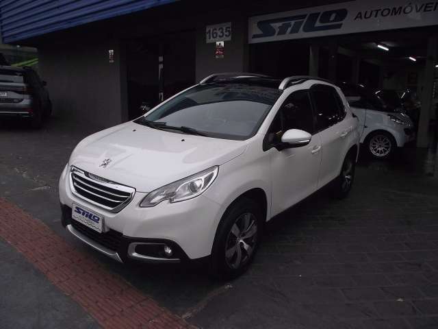 Peugeot 2008 Griffe 1.6 Automático Flex + Teto Panorâmico 2017/2018 Branco