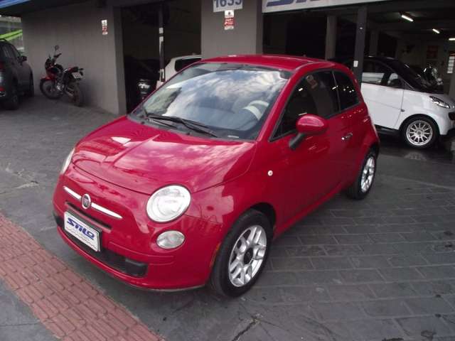 Fiat 500 Cult 1.4 Flex 2014/2014 Vermelho