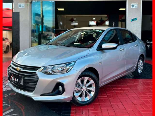 Onix Plus LT 1.0 Flex Sedan 2020 Completo Baixo KM Financia 100%