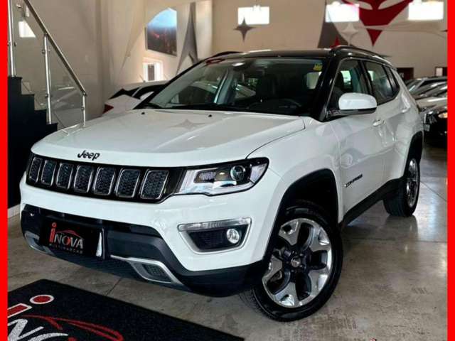 JEEP COMPASS LIMITED 2.0 TURBO 4X4 DIESEL 2018 COM TETO SOLAR IMPERDÍVEL