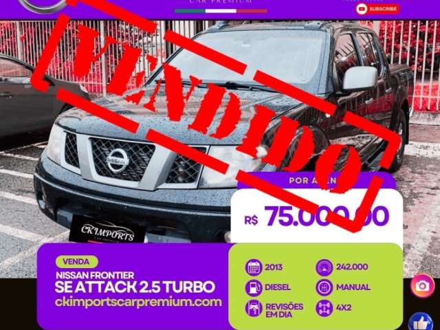 NISSAN FRONTIER SE ATTACK 2.5 TURBO CD 4X2 MANUAL