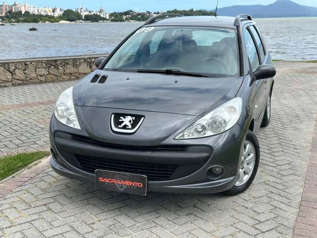 Peugeot 207 SW XR SPORT 1.4 - Cinza - 2008/2009