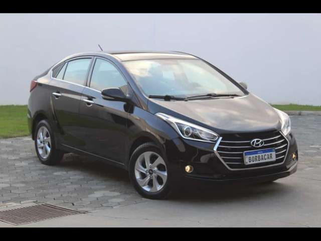 Hyundai HB20S 1.6A PREM - Preta - 2018/2018