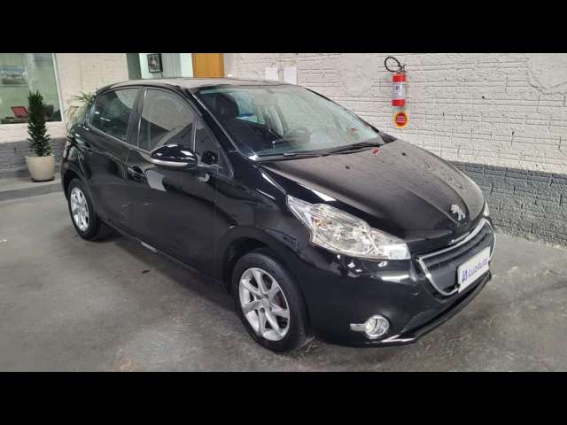 Peugeot 208 Active/Active Pack 1.5 Flex 8V 5p  - Preta - 2014/2015