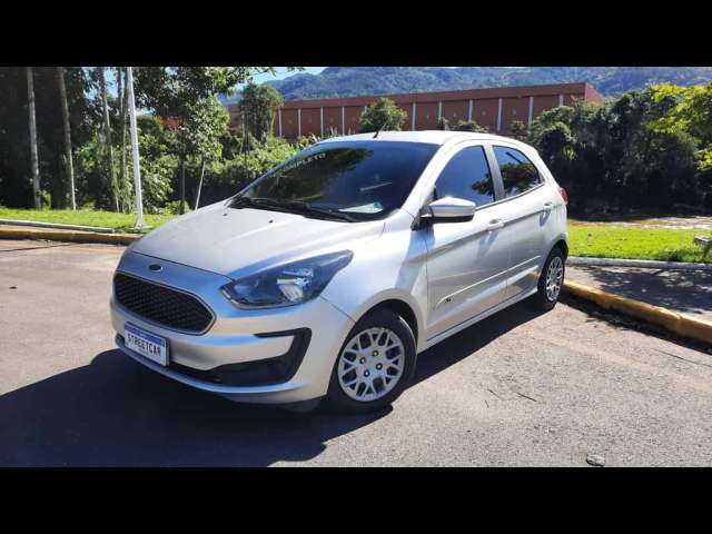 Ford KA 1.0 SE/SE Plus TiVCT Flex 5p  - Prata - 2018/2019