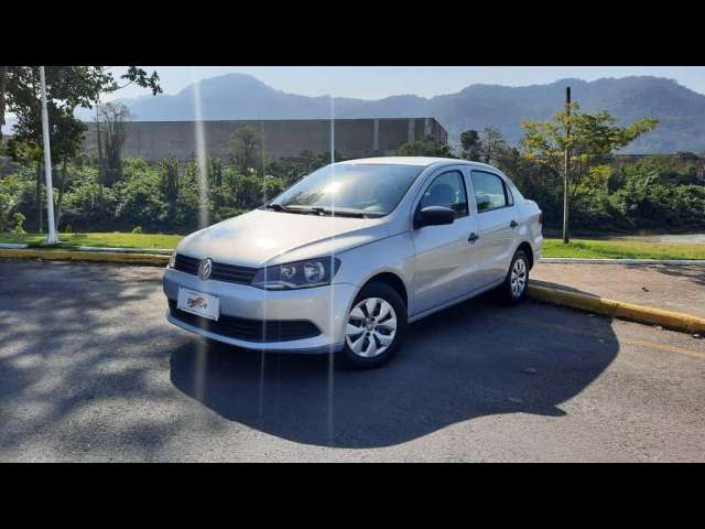 Volkswagen Voyage  Trendline 1.0 T.Flex 8V 4p  - Prata - 2014/2015