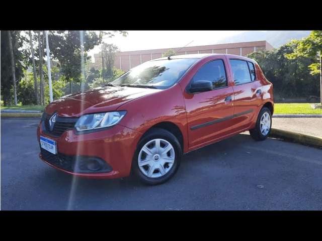 Renault Sandero Authentique Hi-Power 1.0 16V 5p  - Vermelha - 2017/2017