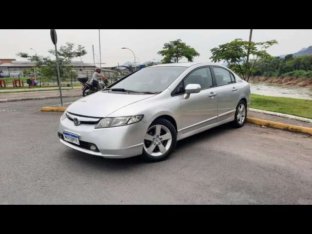 Honda Civic Sedan LXS 1.8/1.8 Flex 16V Aut. 4p - Prata - 2007/2007