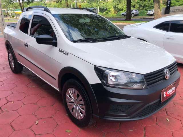 Volkswagen Saveiro Robust 1.6 Total Flex 8V CD  - Branca - 2018/2019