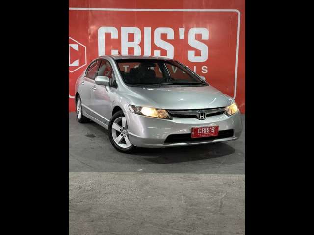 Honda Civic Sedan LXS 1.8/1.8 Flex 16V Aut. 4p  - Prata - 2008/2008