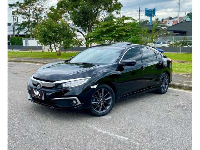 Honda Civic Sedan TOURING 1.5 Turbo 16V Aut.4p  - Preta - 2019/2020