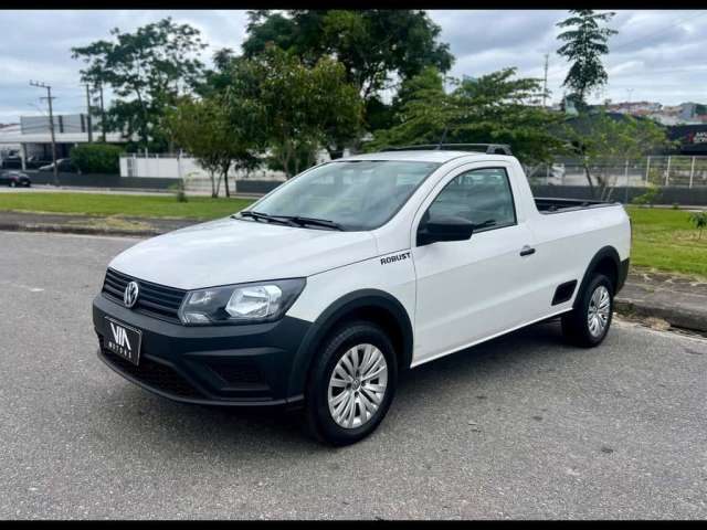 Volkswagen Saveiro Robust 1.6 Total Flex 8V  - Branca - 2021/2022