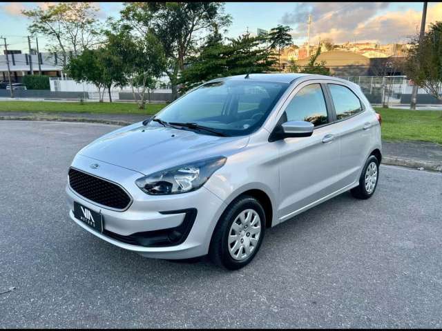 Ford KA 1.0 SE/SE Plus TiVCT Flex 5p  - Prata - 2020/2021