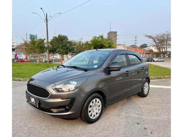 Ford KA 1.0 SE/SE Plus TiVCT Flex 5p  - Cinza - 2020/2021