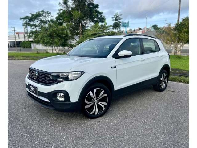 Volkswagen T-Cross Comfor. 200 TSI 1.0 Flex 5p Aut.  - Branca - 2021/2021