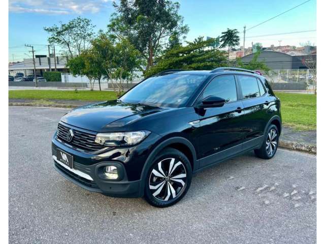 Volkswagen T-Cross Comfor. 200 TSI 1.0 Flex 5p Aut.  - Preta - 2022/2023