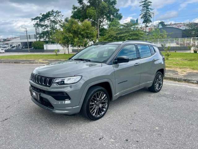 Jeep Compass S T270 1.3 TB 4x2 Flex Aut.  - Cinza - 2021/2022