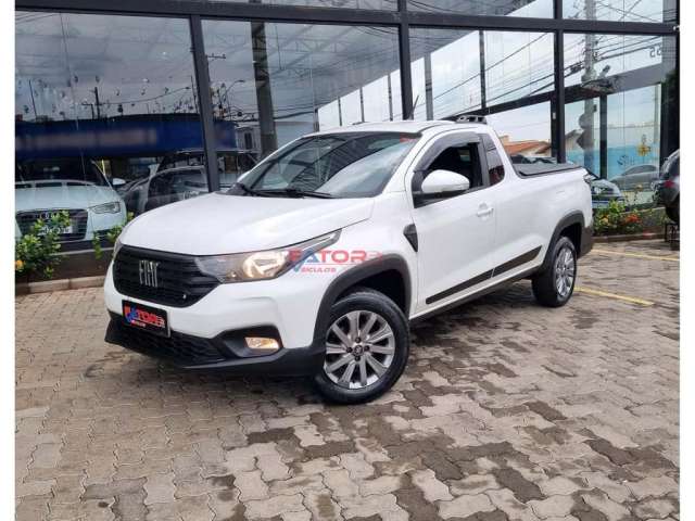 Fiat Strada Freedom 1.3 Flex 8V  CS Plus  - Branca - 2020/2021