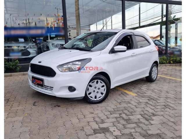 Ford KA 1.5 SE/SE PLUS 16V Flex 5p  - Branca - 2017/2018